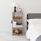 IRIS USA 3 Shelf Open wood toned Shelving Rack Unit, Brown/Light Brown